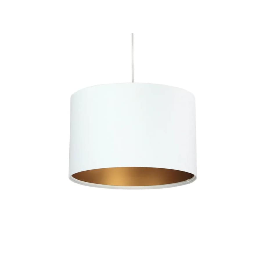 Lampa wisząca HOME 30 biała/złota