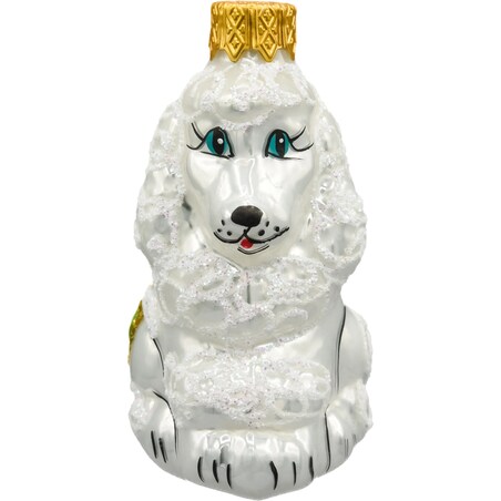 Bombka choinkowa: Pies pudel