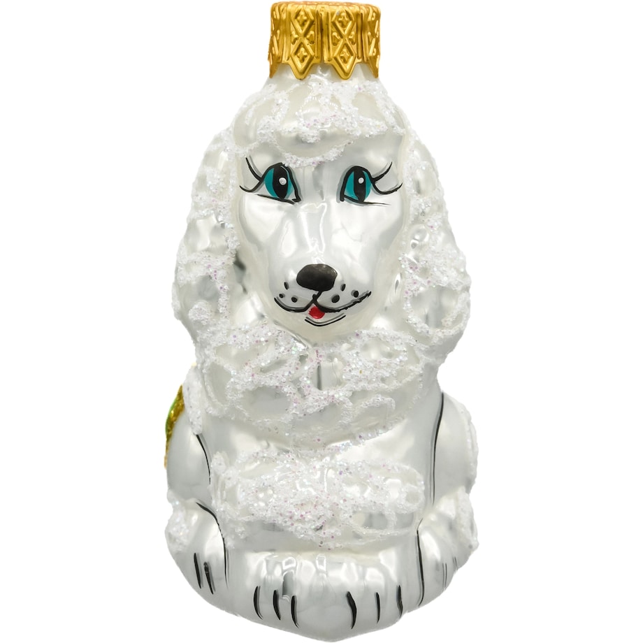 Bombka choinkowa: Pies pudel