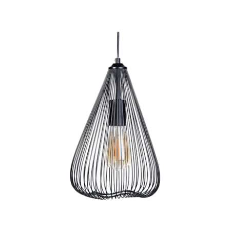 Lampa wisząca metalowa czarna CONCA