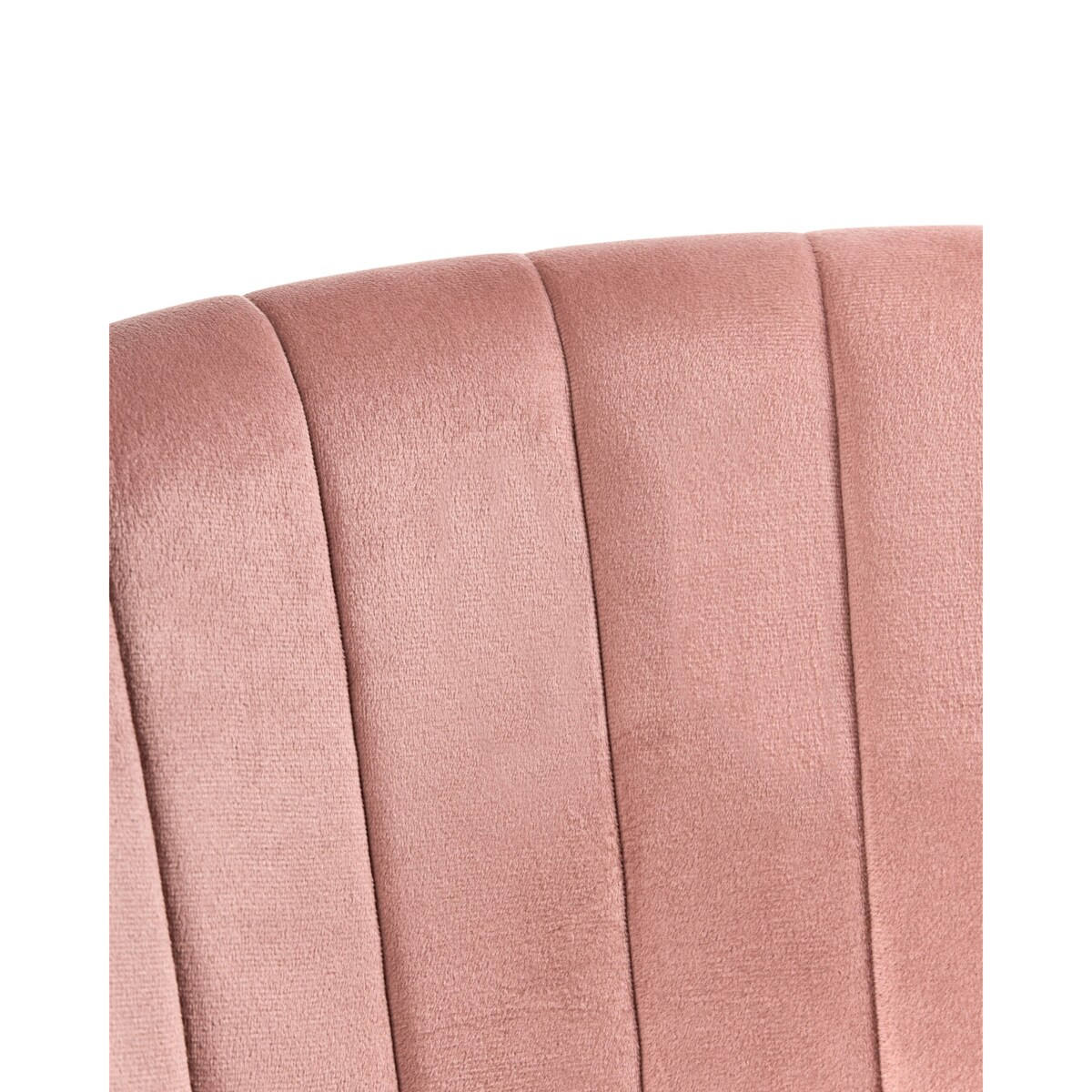 Krzesło obrotowe KATONAH Welur Różowy