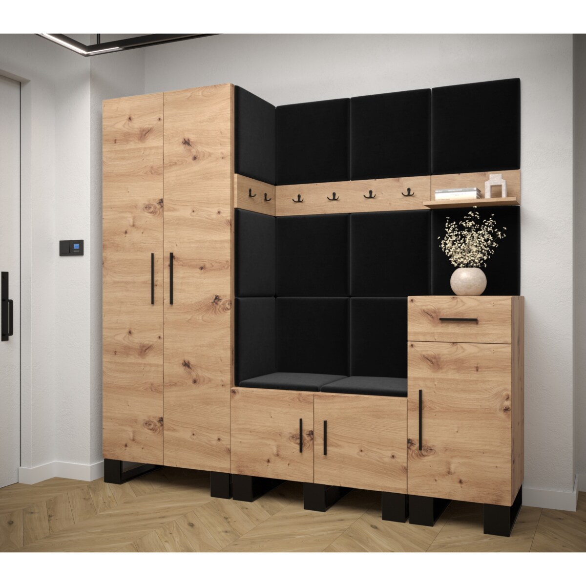 Garderoba do przedpokoju Abiks ARTIN 1 artisan+manila18