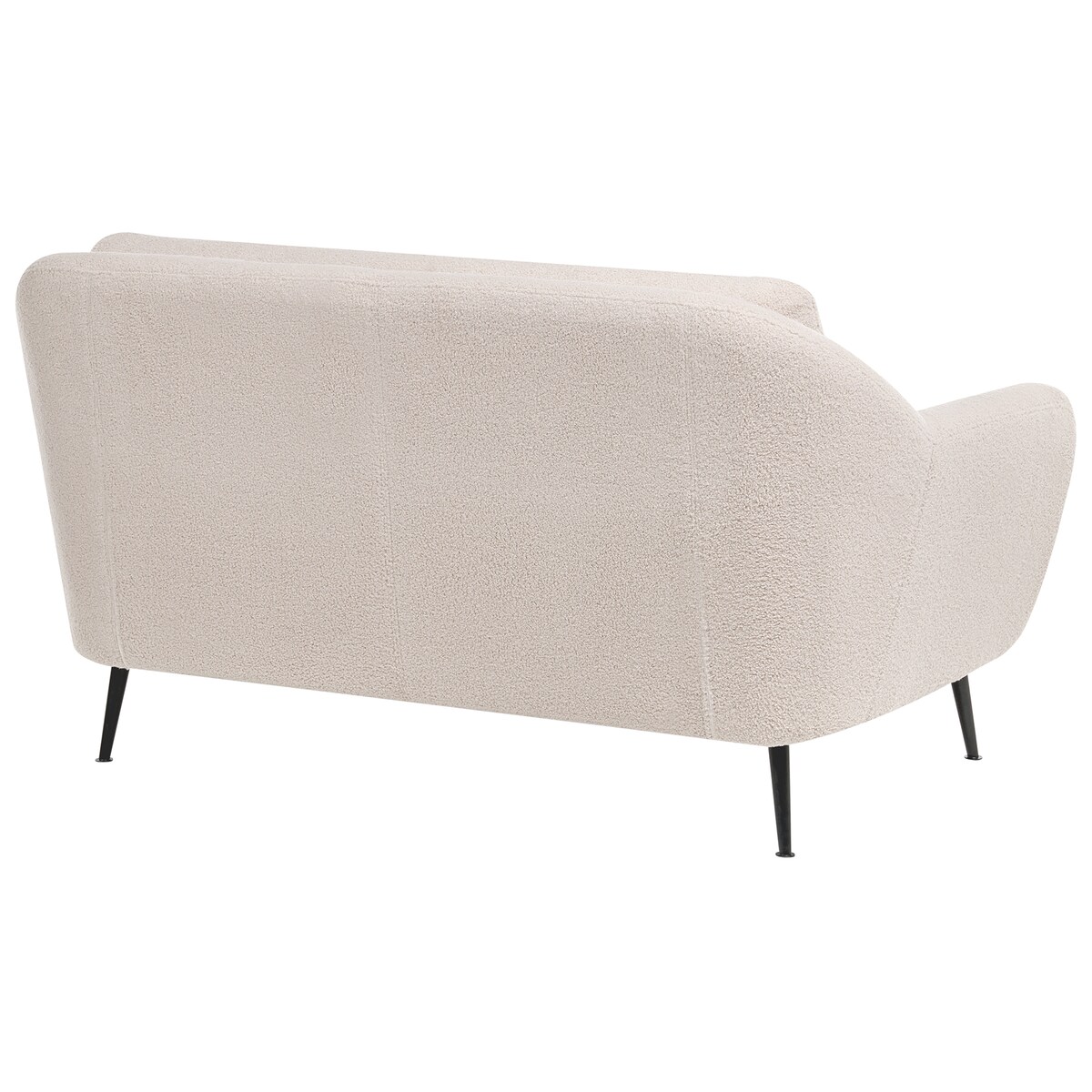 Sofa dla 2 osób EIBY Boucle Beżowy