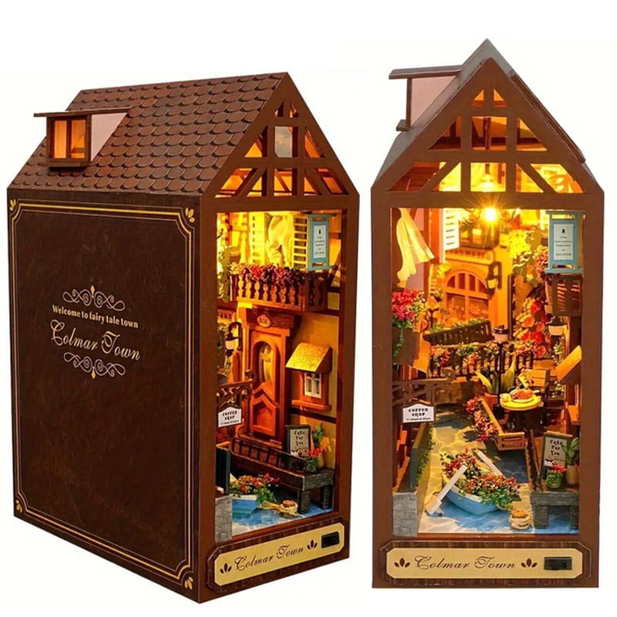 Miniaturowy domek Book Nook - Miasteczko Colmar