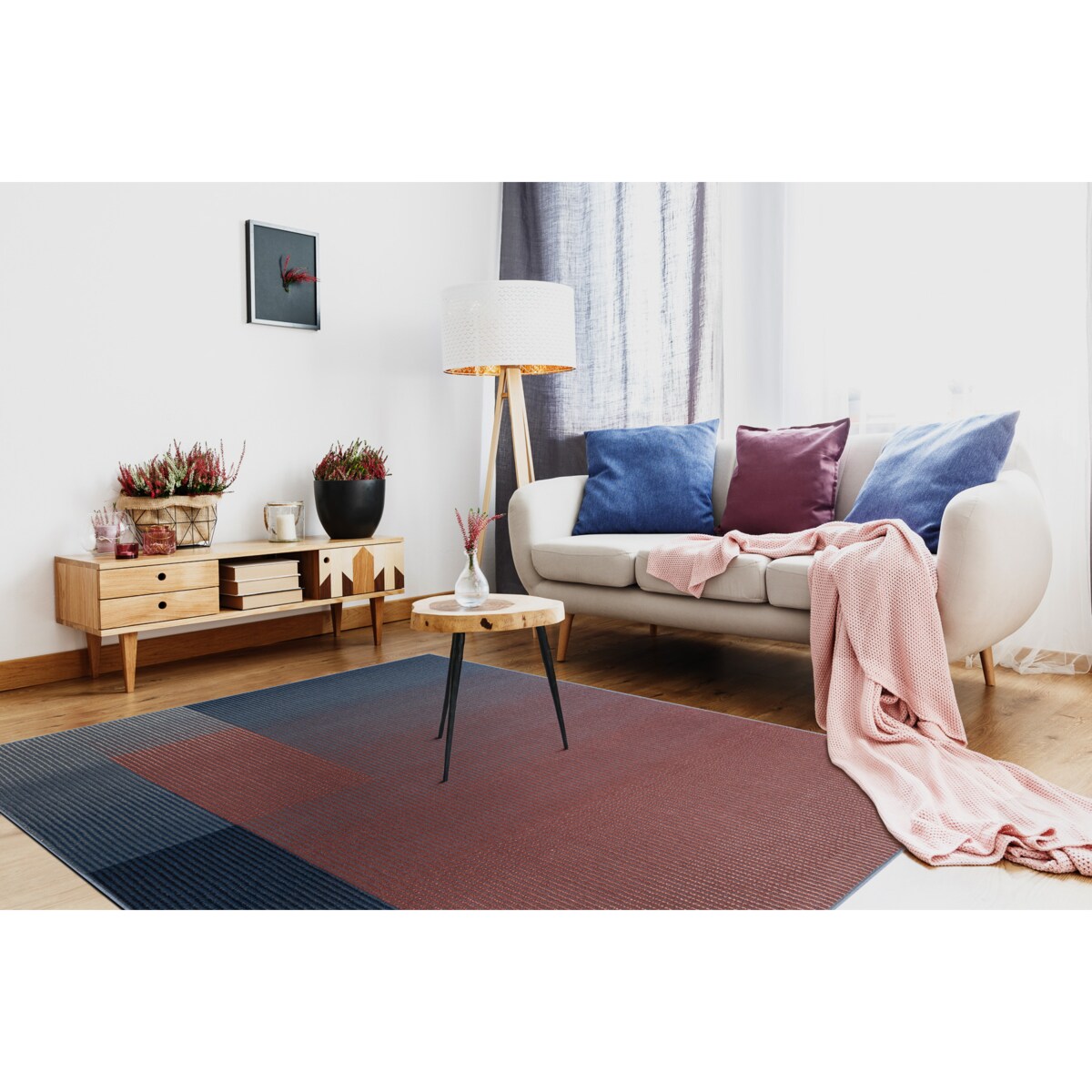 Dywan NAIN Geometryczny 7710/51944 czerwony / 160x230 cm