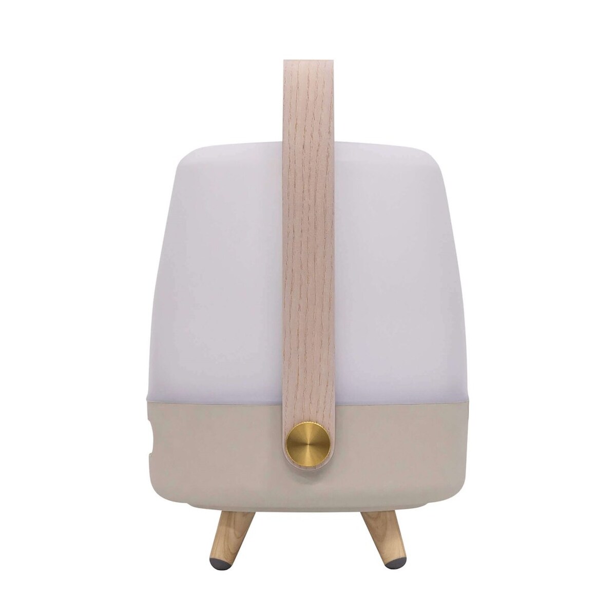 KOODUU LITE-UP PLAY MINI Lampa przenośna z głośnikiem - Beżowy