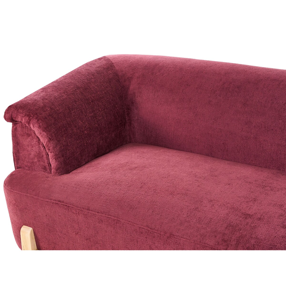 Sofa dla 3 osób ALNOR Szenil Burgundowy