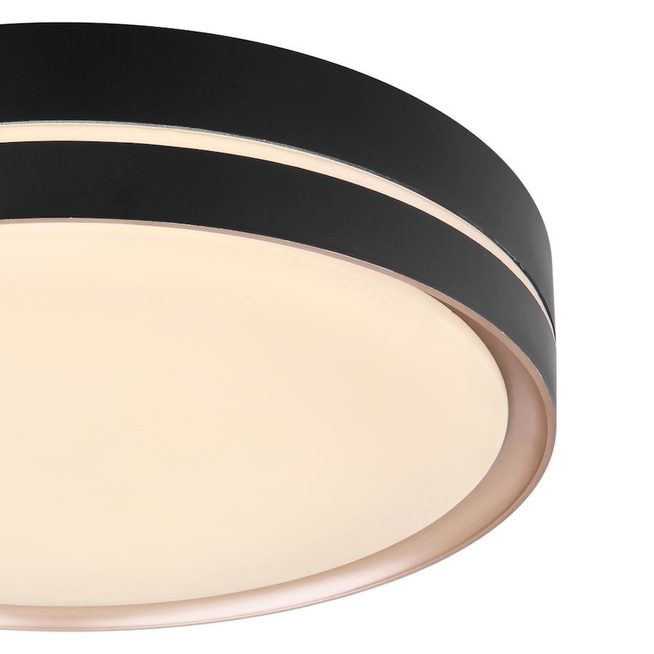 Nowoczesna LAMPA sufitowa MANNI 41759-24 Globo okrągły plafon LED 24W 2700K - 6500K z pilotem czarny