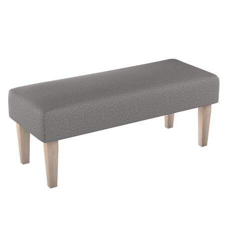 Ławka, szary, 100 x 40 x 40 cm, Edinburgh