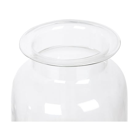 Wazon na kwiaty szklany 27 cm opalizujący wielokolorowy BHATURE