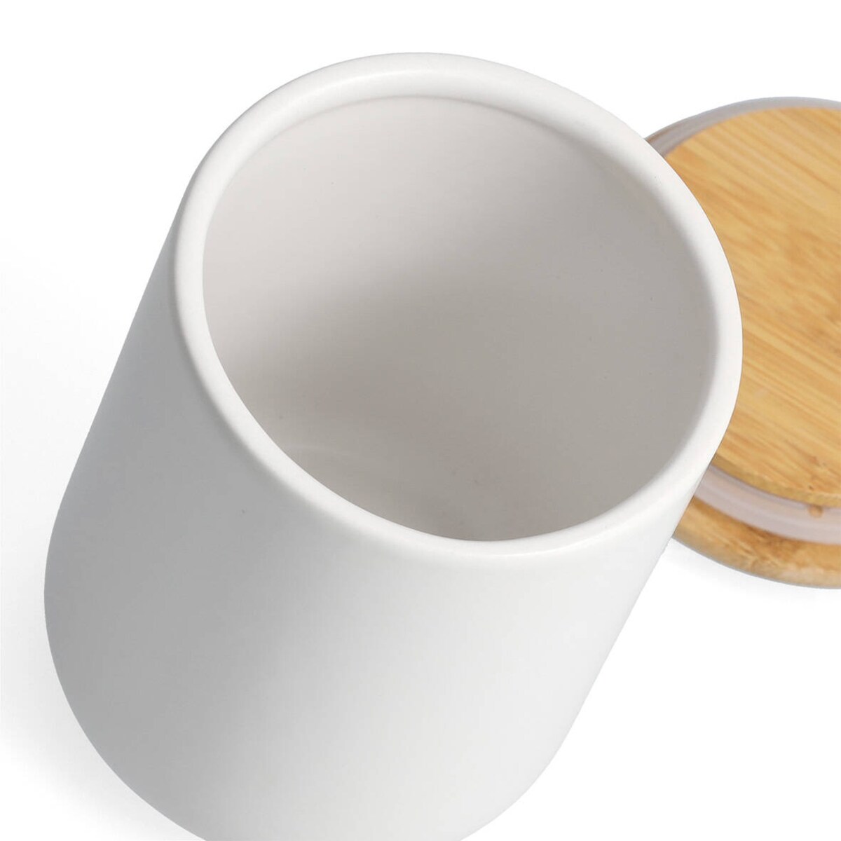 Ceramiczny słoik z wieczkiem, na produkty sypkie, 670 ml