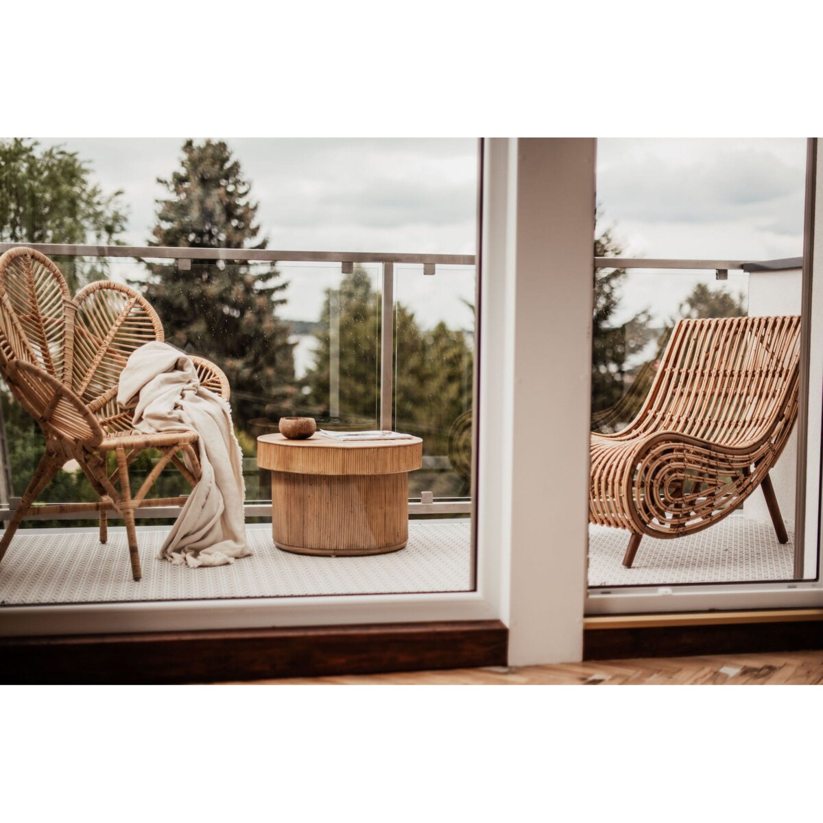 FOTEL RATTANOWY KABA