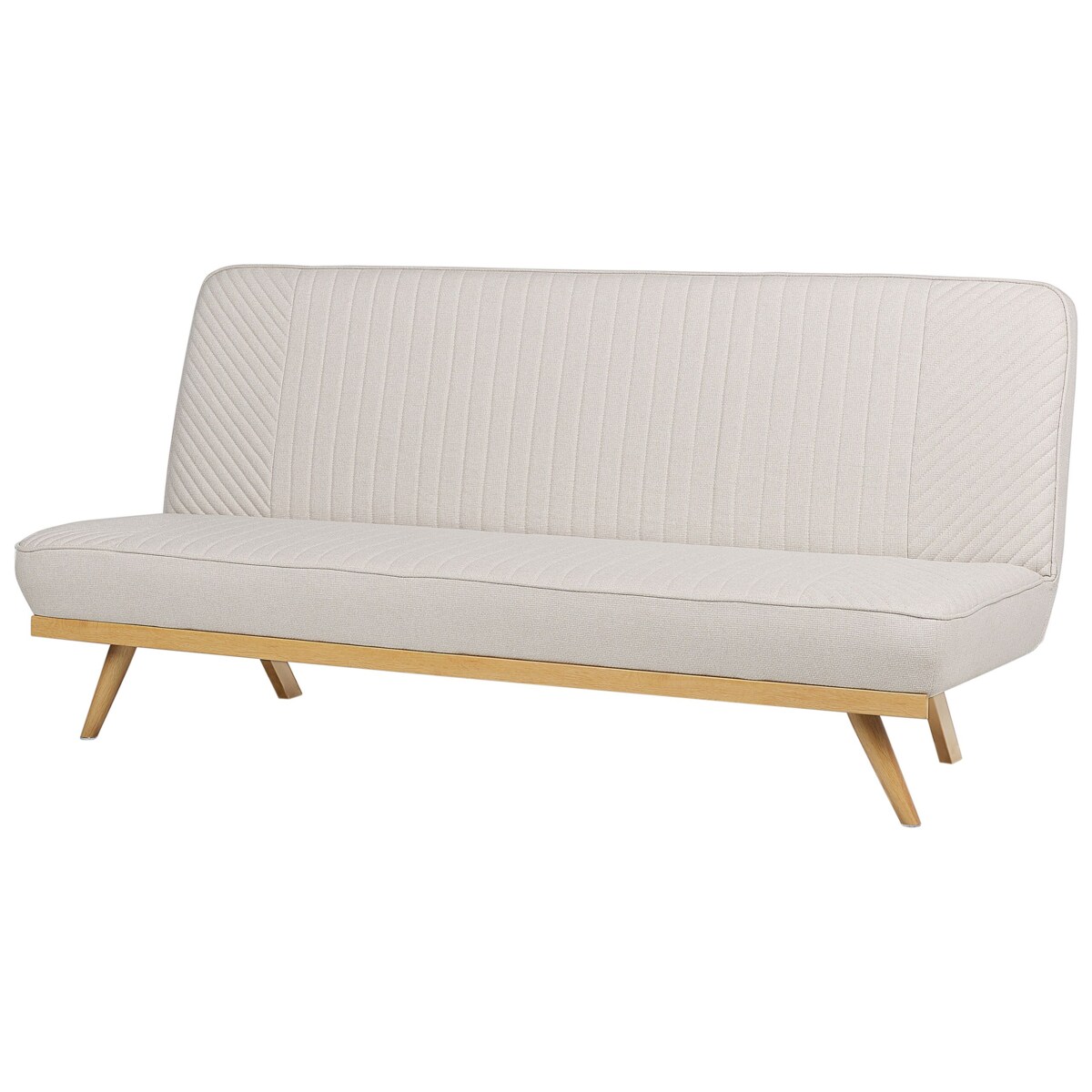 Sofa rozkładana KALFAFELL Beżowy dla 2 osób