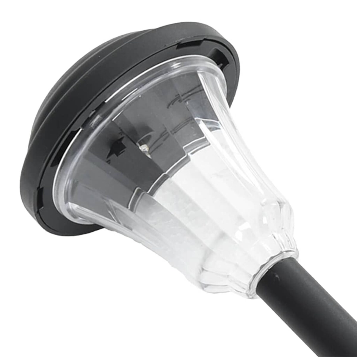 vidaXL Solarne lampki ogrodowe, z kolcem, 12 szt., białe światło