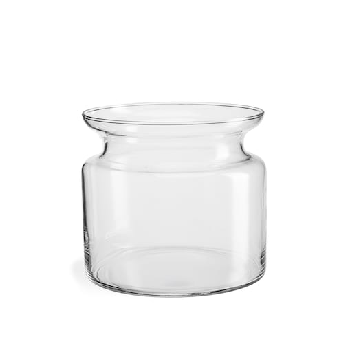 Wazon szklany, słój Aura 15 cm