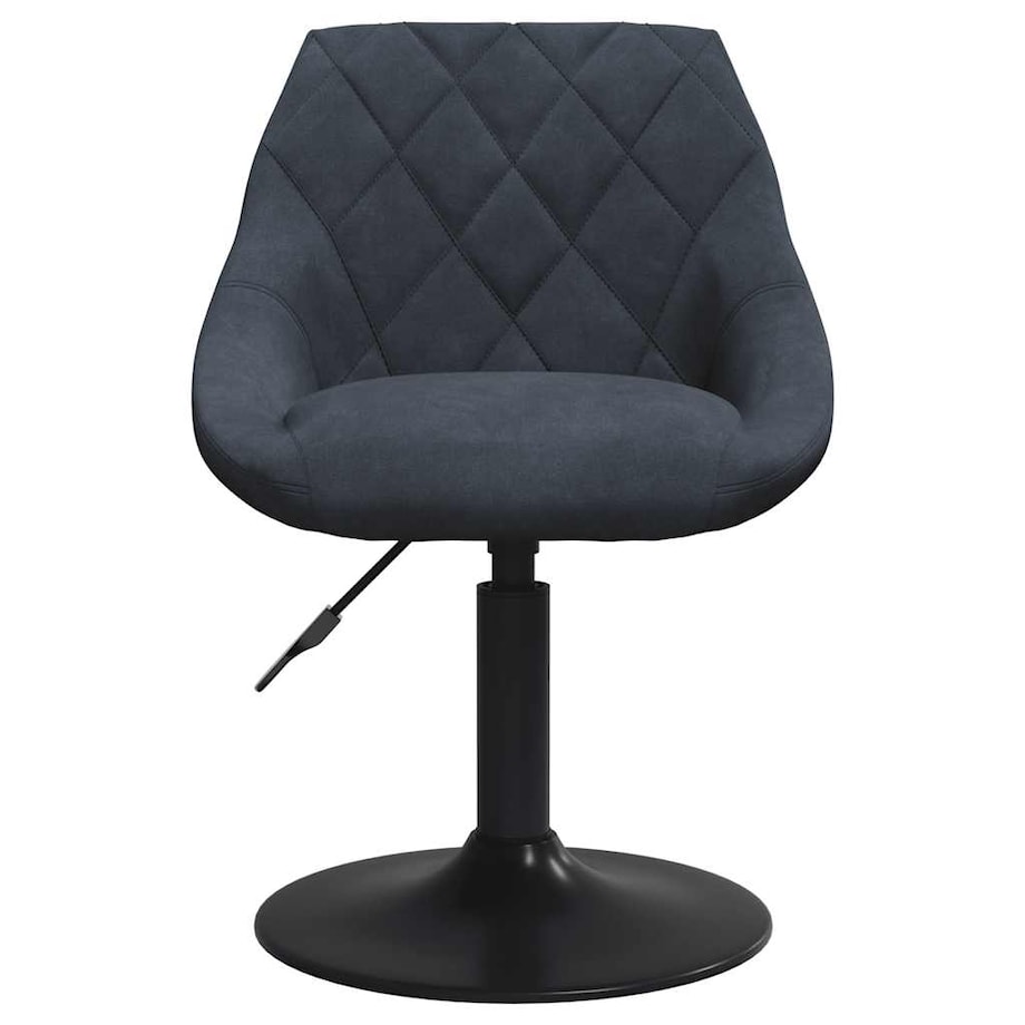 vidaXL Obrotowe krzesła stołowe, 2 szt., ciemnoszare, aksamitne