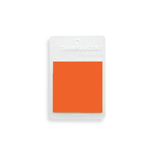 Transparentne kolorowe karteczki – POMARAŃCZOWE