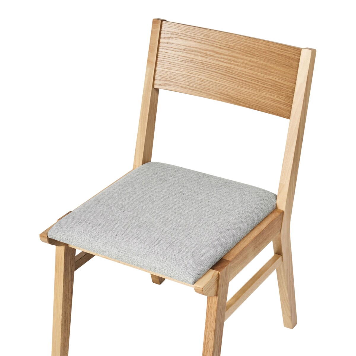 Zestaw 2 krzeseł do jadalni ENOLA Jasnoszary