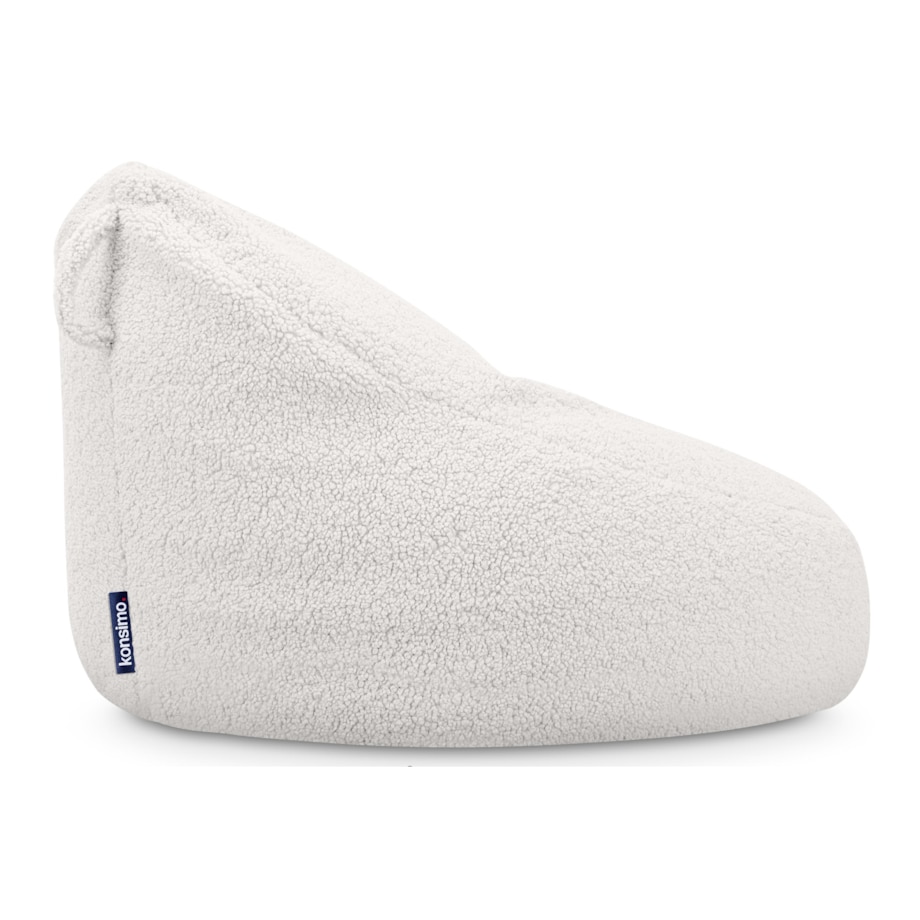 KONSIMO COSMO puf typu worek w kolorze białym