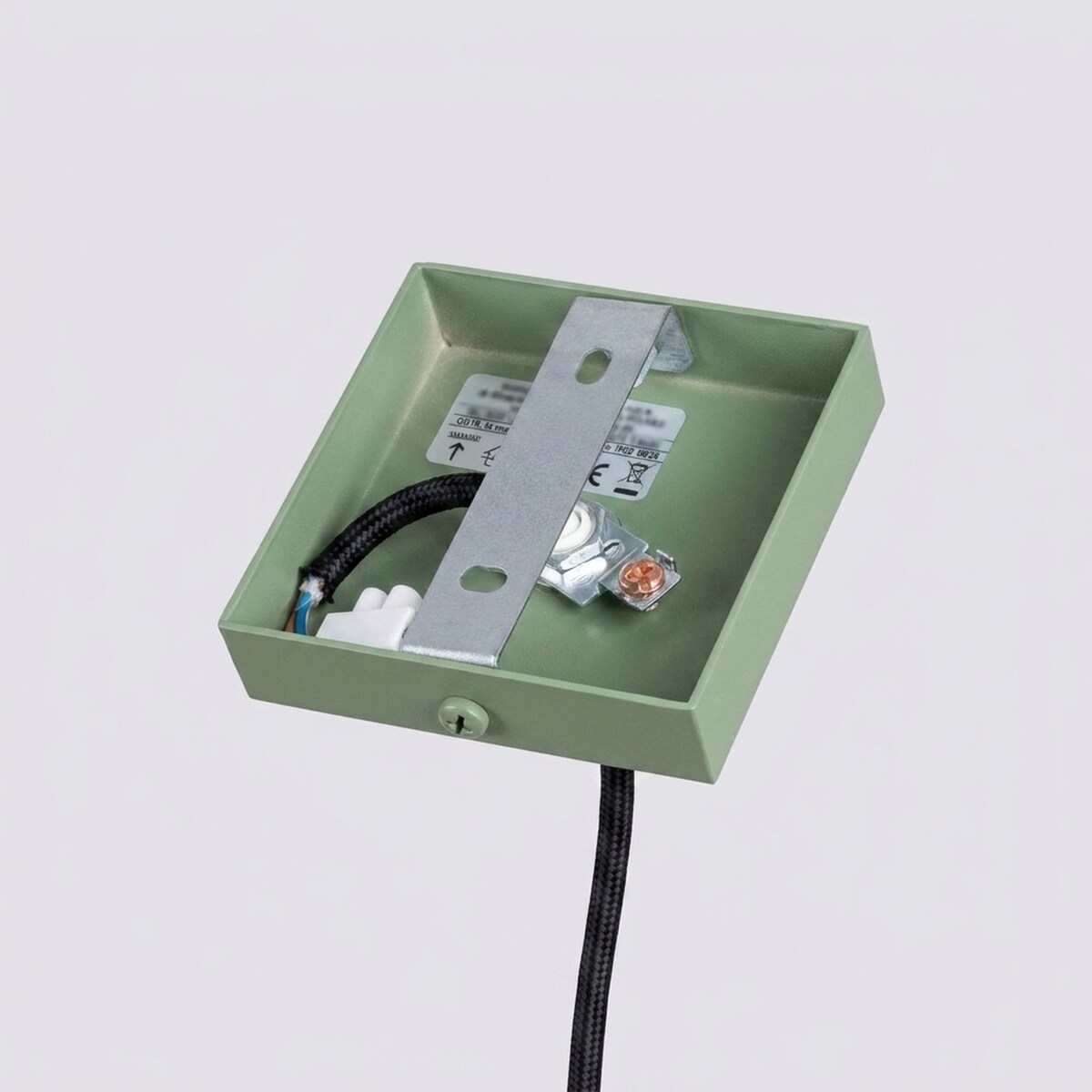 Lampa wisząca KARBON 1 szałwiowa