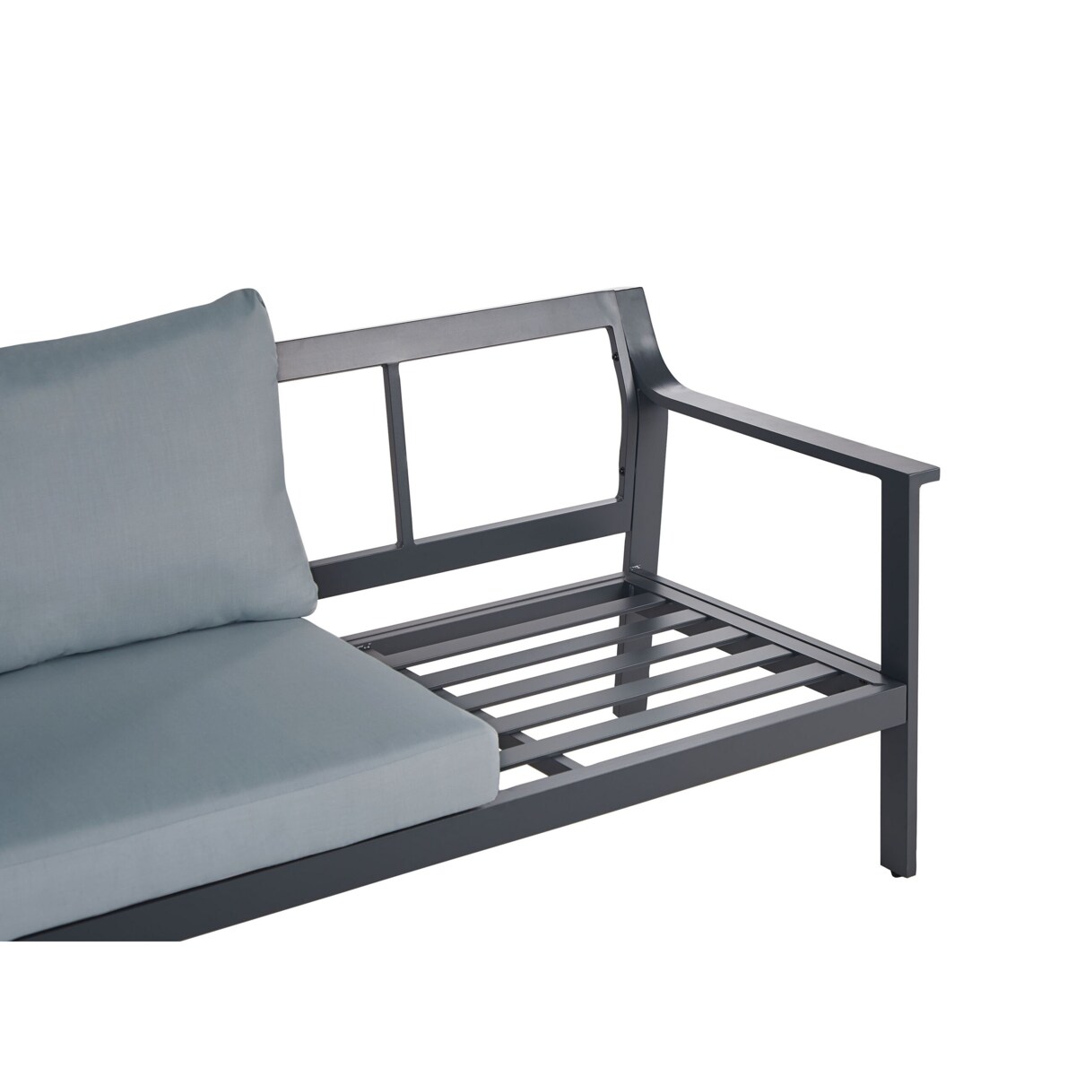 Sofa trzyosobowa dla 3 osób Ciemnoszary KIATO