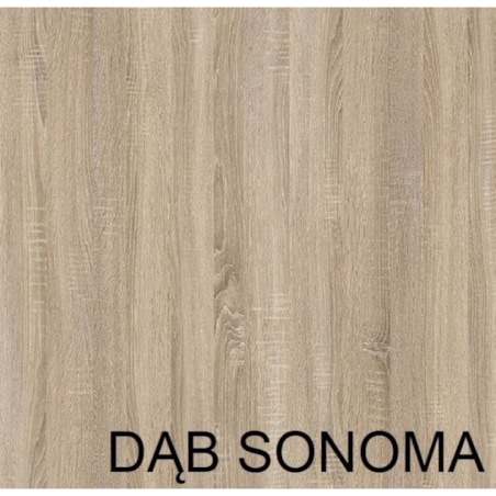 Stół rozkładany do jadalni 160/200 dąb sonoma + n. czarne