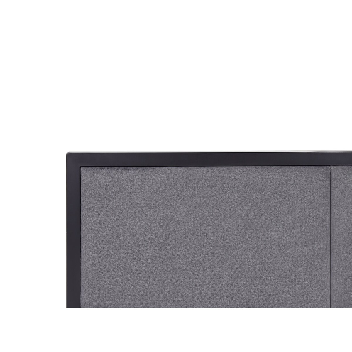 Łóżko metalowe 140 x 200 cm szare CLAMART