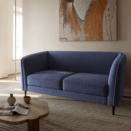 Galbe Sofa 2-osobowa - granatowa