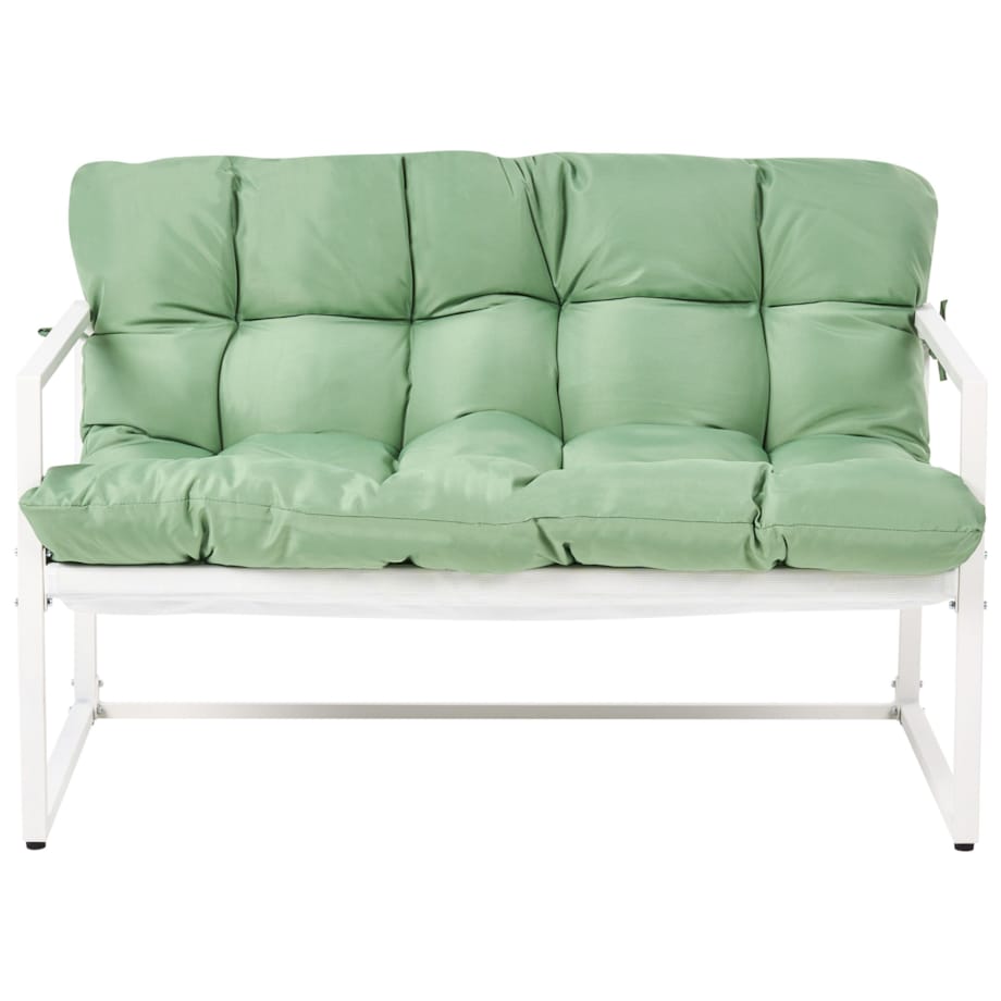 Zestaw ogrodowy ze stolikiem dla 4 osób GARDA Metal Zielony