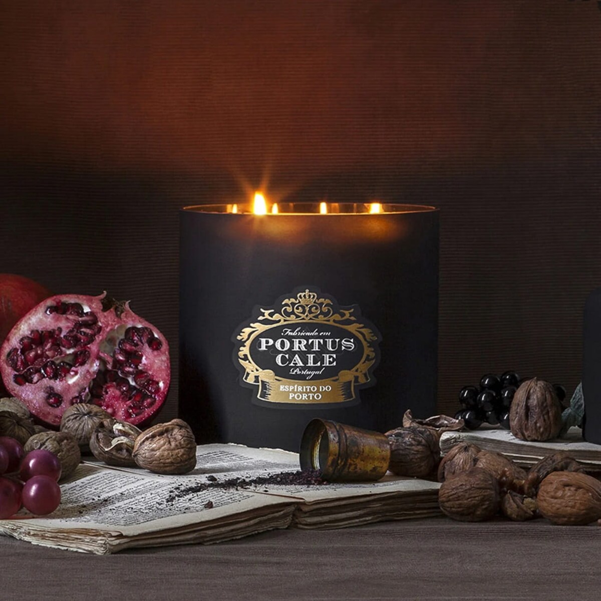 Świeca Portus Cale Ruby Red Three Wood Wick