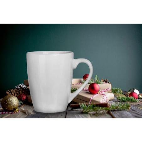 Kubek Bruno Porcelana 300 ml Kawa Herbata Zioła 6 sztuk Biały Klasyk