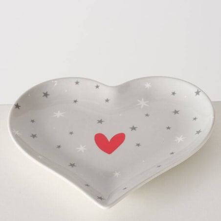 Ceramiczny półmisek w kształcie serca ANELLA