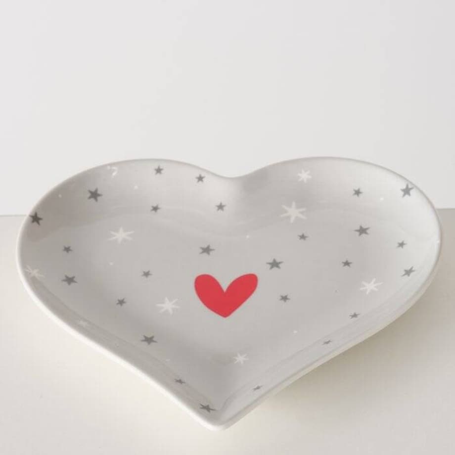 Ceramiczny półmisek w kształcie serca ANELLA