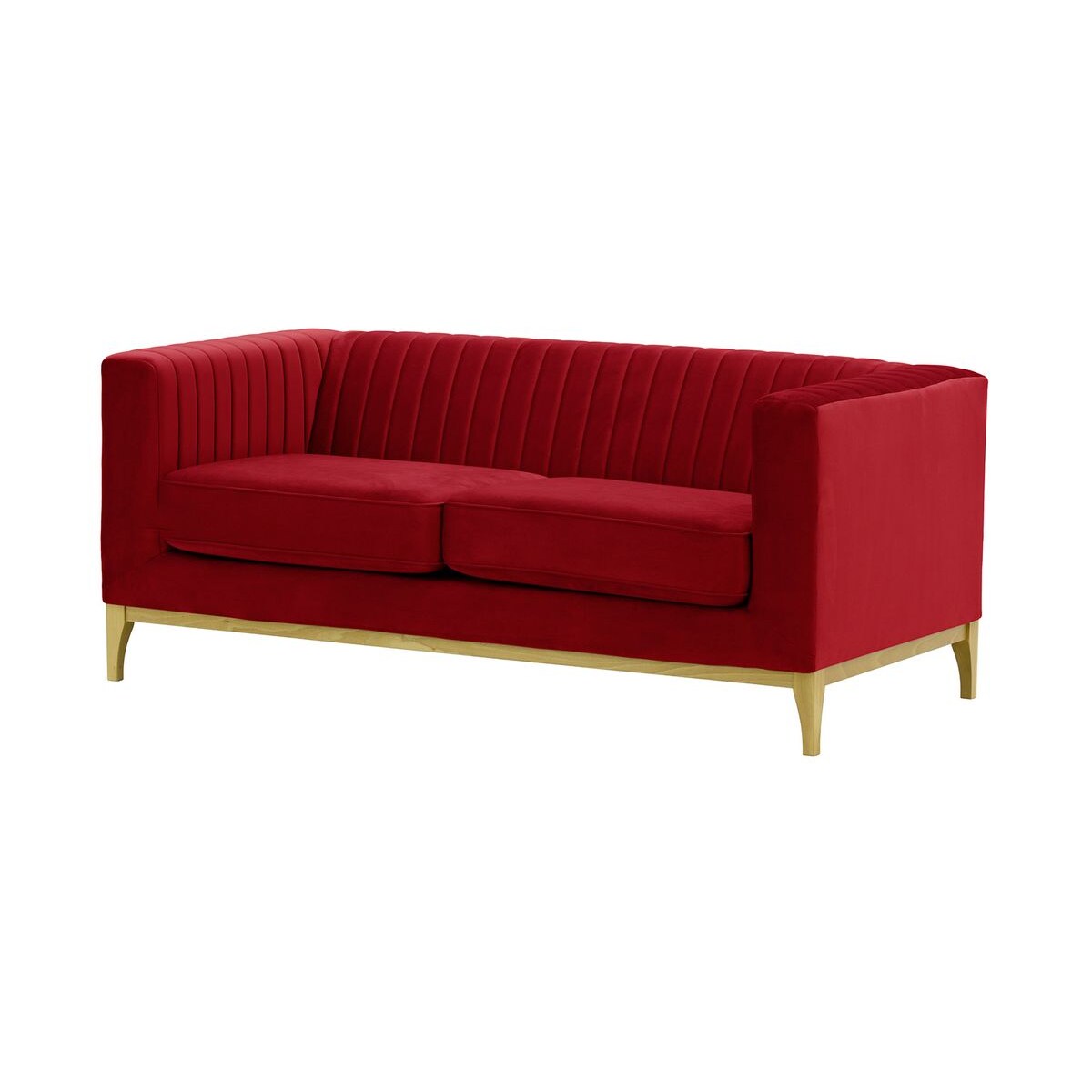 Sofa dwuosobowa Slender Wood-Velluto 7-like oak