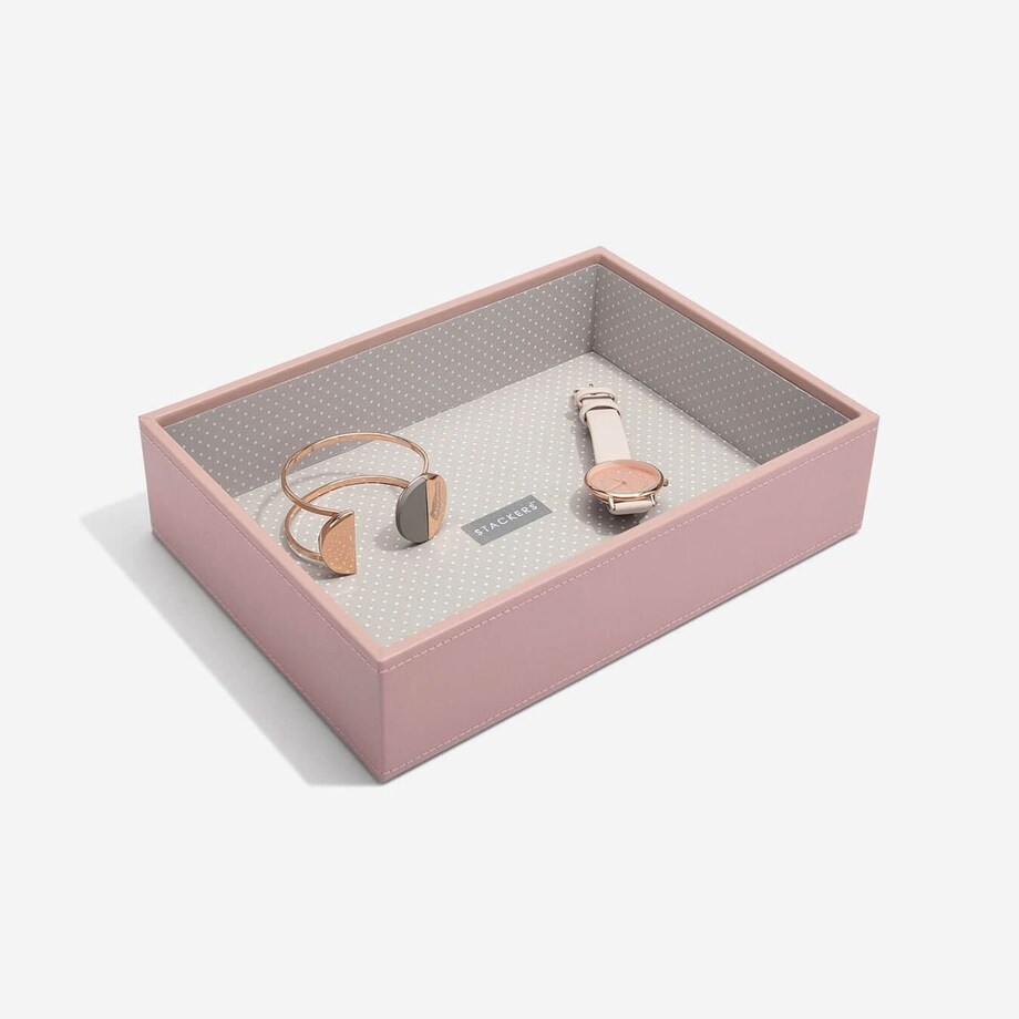 Szkatułka na biżuterię Stackers open classic różowa