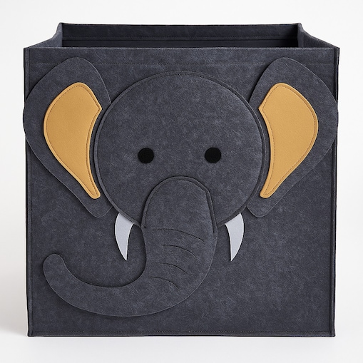 Filcowy pojemnik na zabawki NOOLI, 30 x 30 x 30 cm