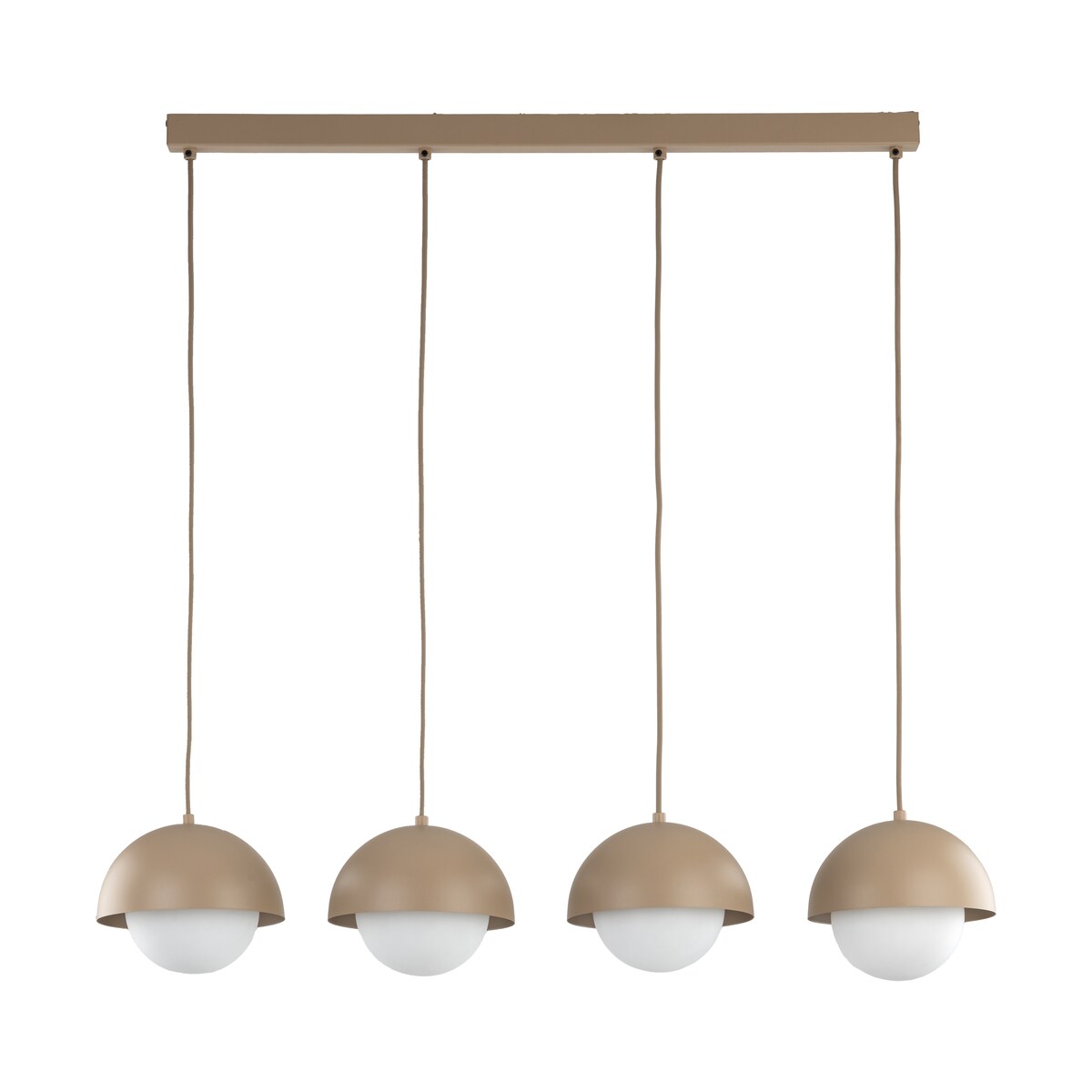 Lampa wisząca TK Lighting BONO SABIA 10965 4xG9 biała/beżowa nad stół wyspę kuchenną regulowana wysokość