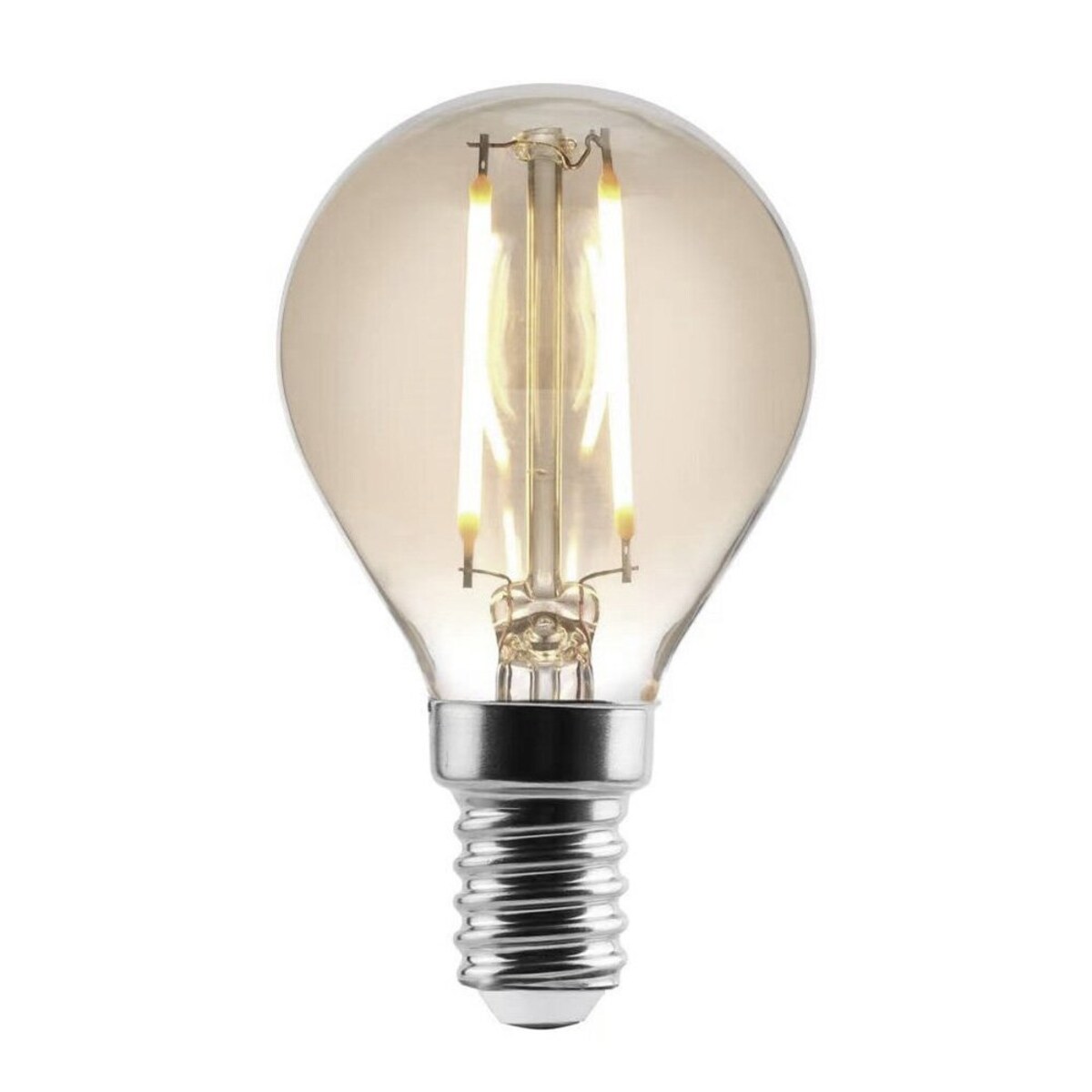 Żarówka LED Rabalux E14 G45 6W 625 lm 2700K Filament ciepła biel, szkło dymione, 360°, do lamp dekoracyjnych