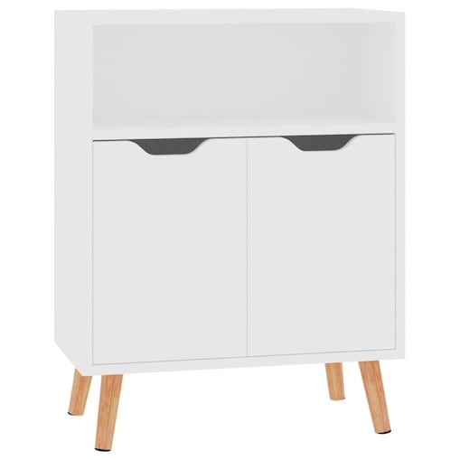 vidaXL Szafka, biała, 60x30x72 cm, materiał drewnopochodny