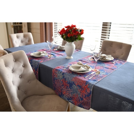 Podkładki dwustronne Seaweed & Royal Blue