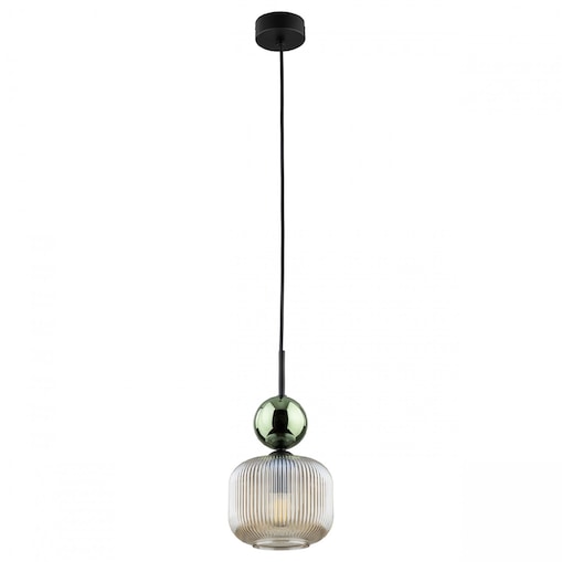 Lampa Wisząca SOPHIA Green Cognac 1xE14 LED TK Lighting
