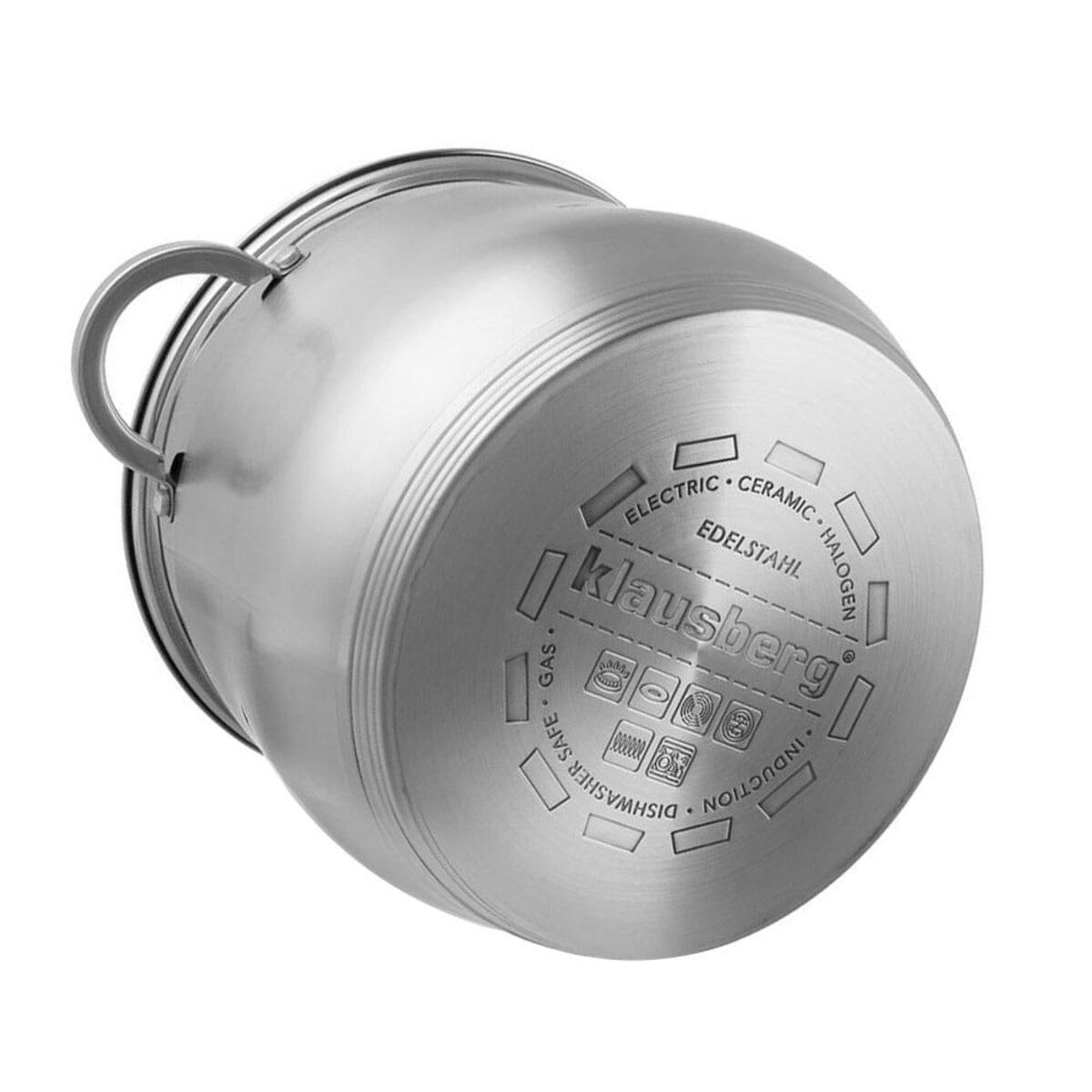 Garnek stalowy gastronomiczny duży 16.0L 30cm KLAUSBERG