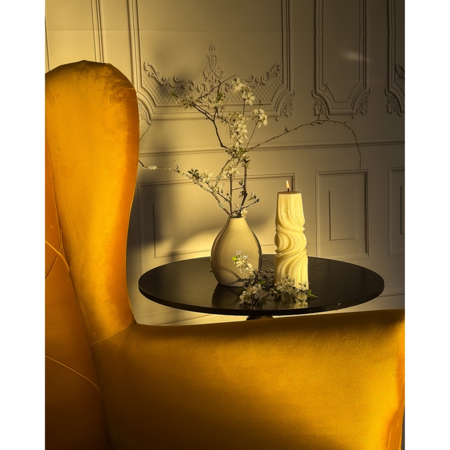 VERKOI Świeca Ozdobna Della Krem