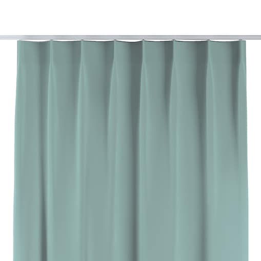 Zasłona na haczykach flex pojedynczych 130x245 jasny turkus