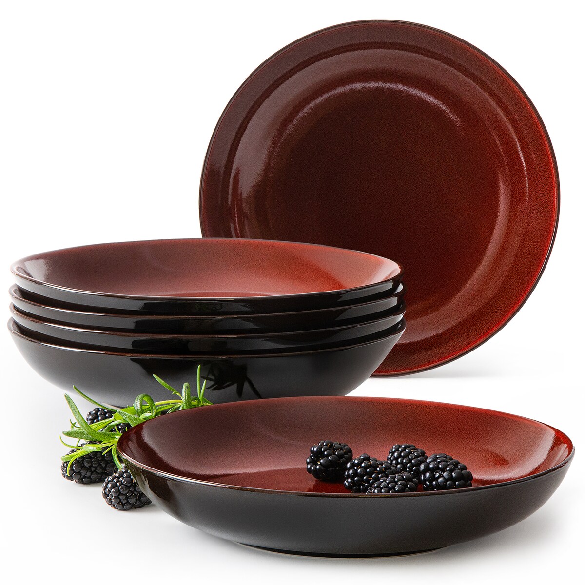 GAMBIA Talerz głęboki 6 szt.