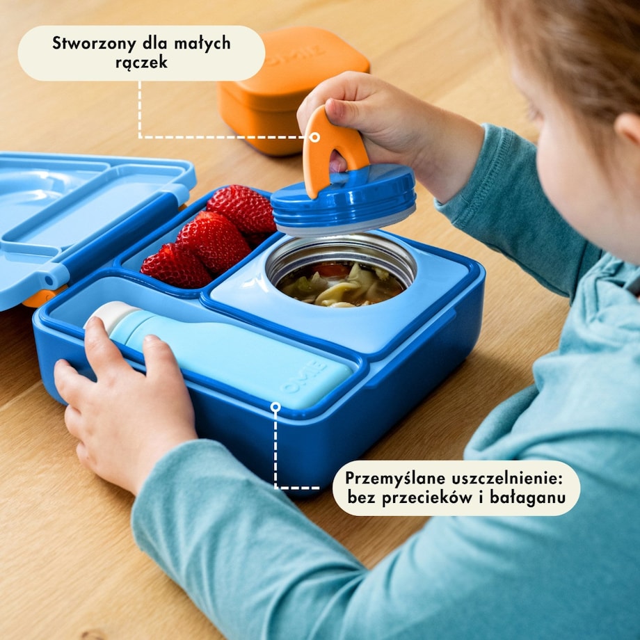 OMIE OMIEBOX lunch box z termosem, Blue Sky