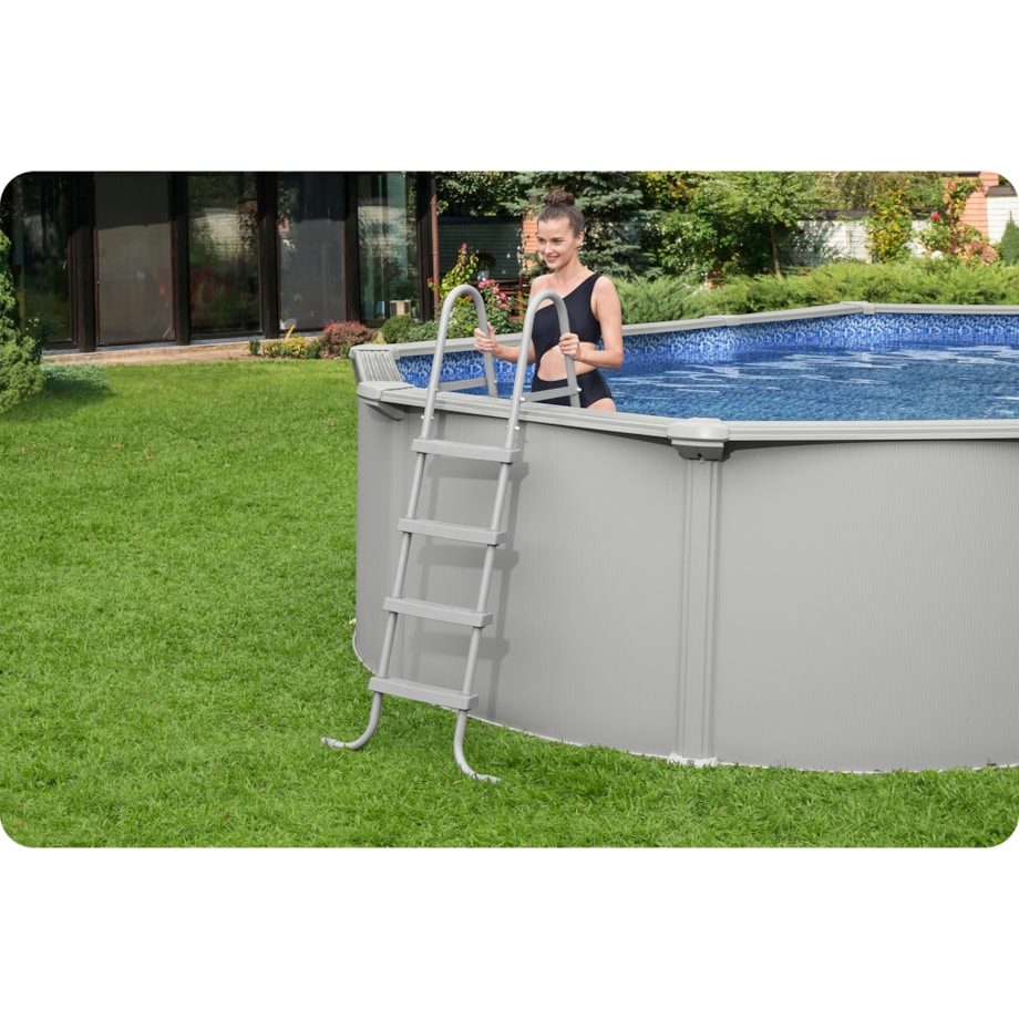 Basen stelażowy Hydrium 610x366x122 Bestway całoroczny 56369 zestaw