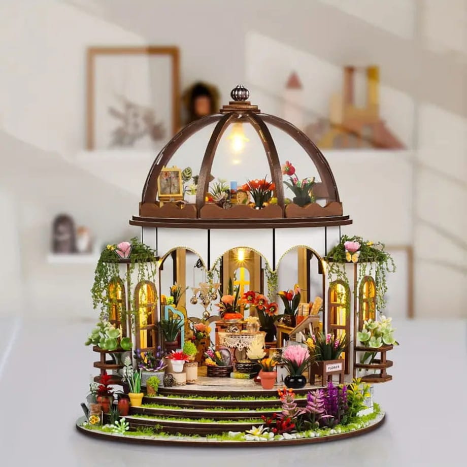 Miniaturowy domek - Ogród pod gwiazdami