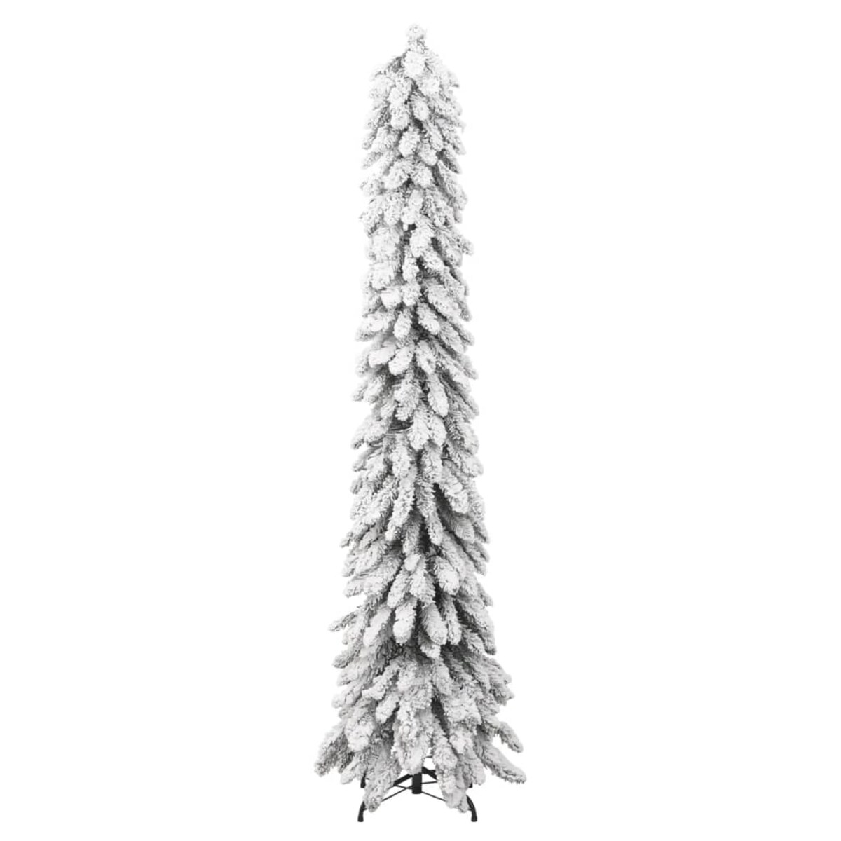 vidaXL Sztuczna choinka ze 100 lampkami LED, ośnieżona, 180 cm