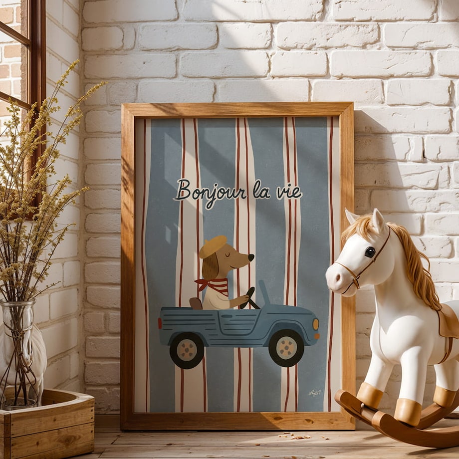 plakat mały kierowca z paryża 70x100